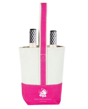 Pink Double Bottle Wine Bag