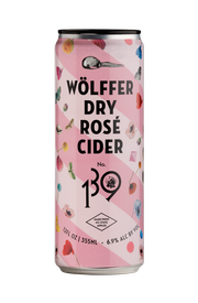 Wölffer No. 139 Dry Rosé Cider Cans