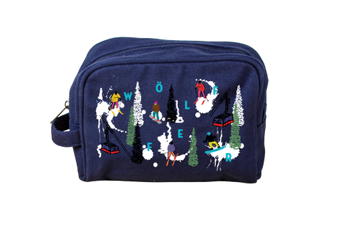 Navy Winter Edition Zip Pouch